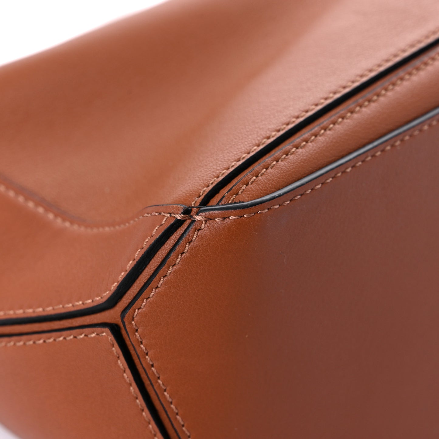 Calfskin Small Puzzle Bag Tan