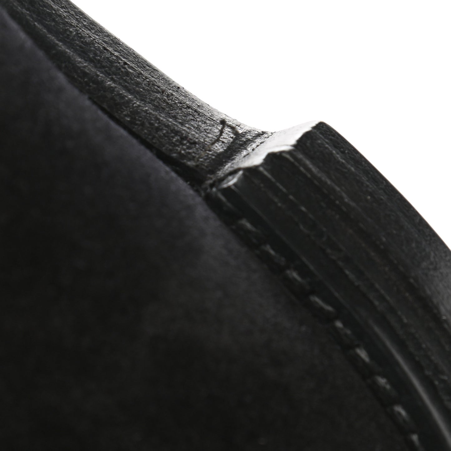 Suede Mens Santiag Western Boots 44 Black