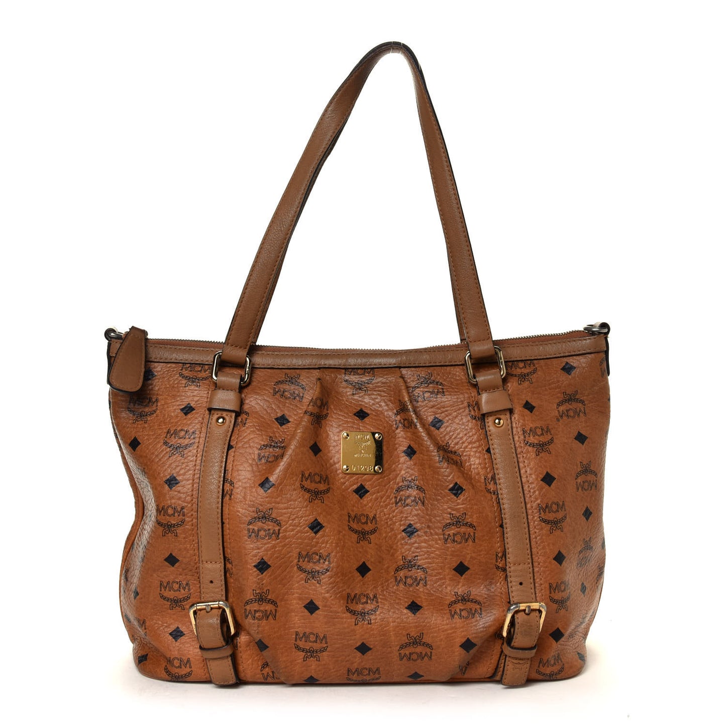 Visetos Medium Essentials Shopper Tote Cognac