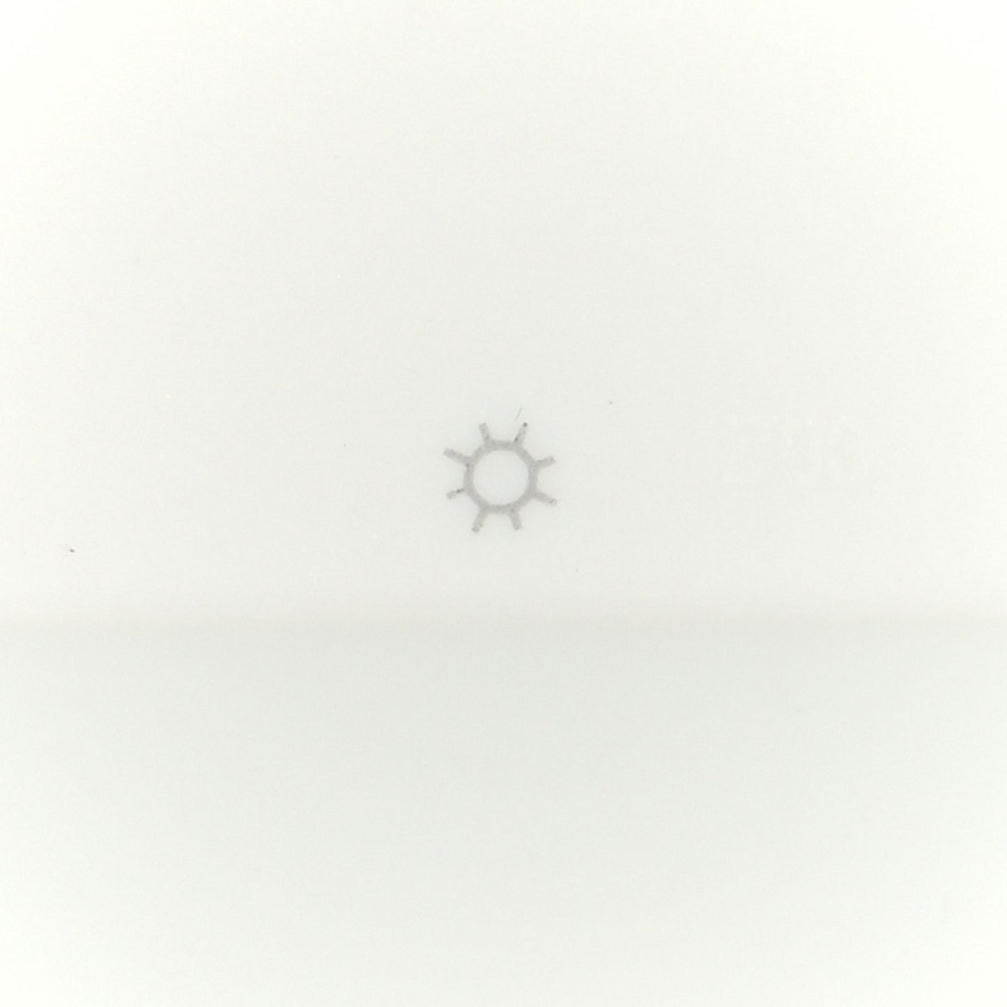 Porcelain Mosaique Au 24 Platinum Square Plate N°3