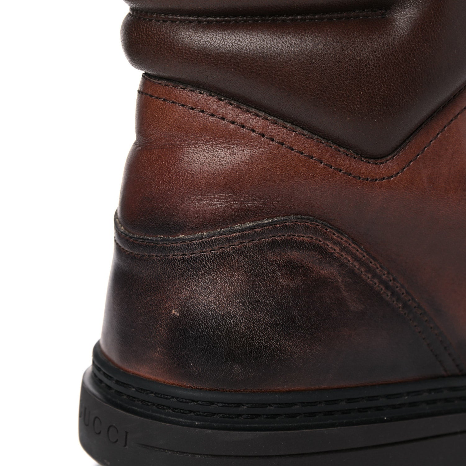 Gucci Calfskin Mens High Top Sneakers 10.5 13 of 14