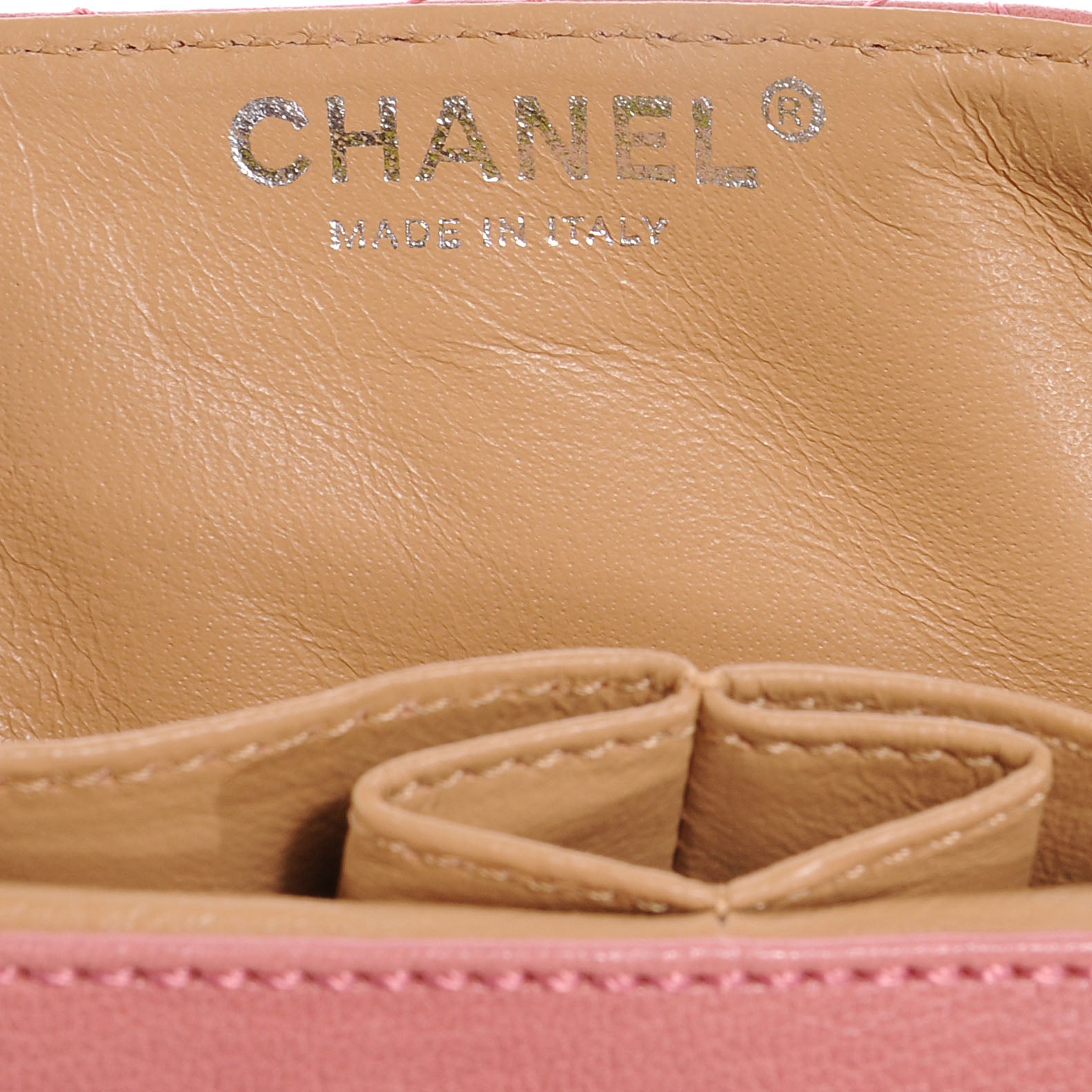 Chanel Leather East West Flap Bag Pink 6 of 7