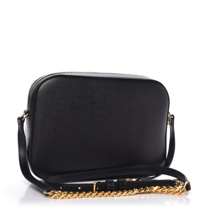 Saint Laurent Grain De Poudre Medium Classic Monogram Camera Bag Black 3 of 9