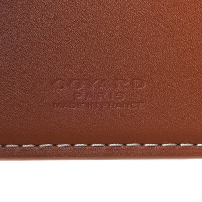 Goyard Goyardine Saint Pierre Card Holder Black Gold 6 of 7