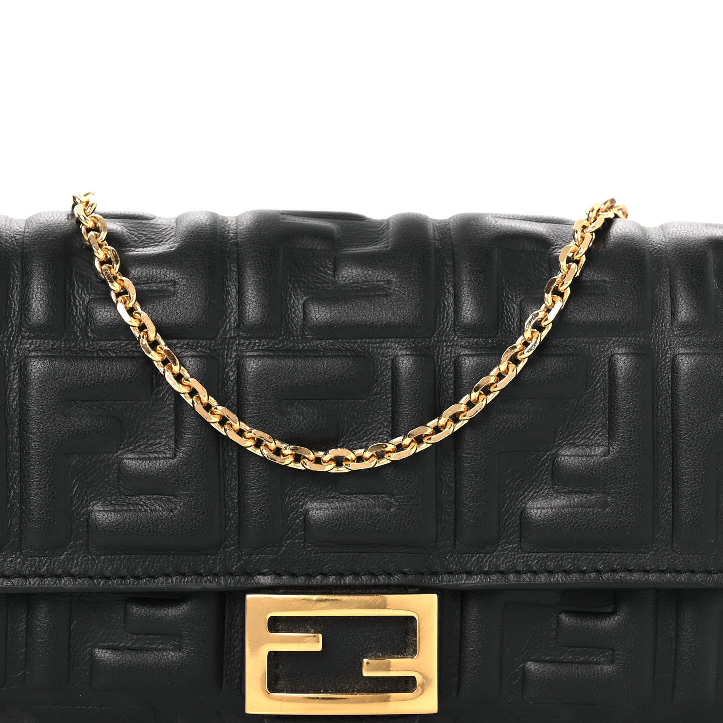 Nappa Matisse FF Embossed Continental Wallet Black