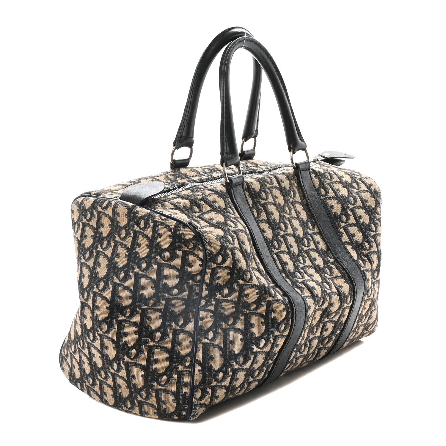 Christian Dior Monogram Boston Black 3 of 9