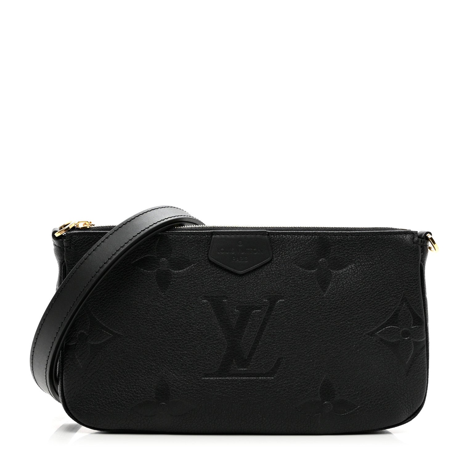 Louis Vuitton Empreinte Monogram Giant Multi Pochette Accessories Large Pochette Black 1 of 5
