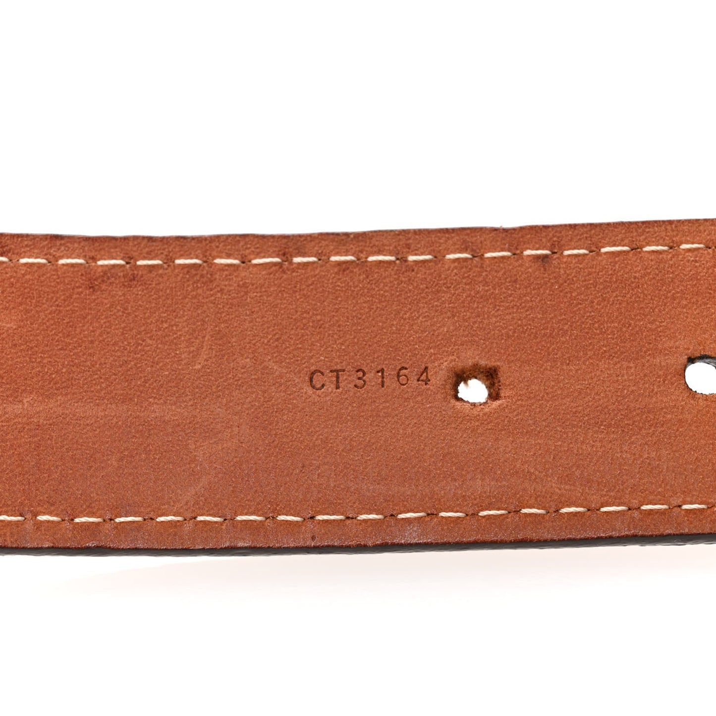 Damier Ebene Tresor Belt 90 36