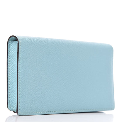 Hermes Epsom Smart Classic Case Bleu Atoll 3 of 8