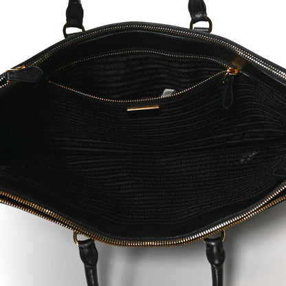Prada Saffiano Large Galleria Double Zip Tote Black 7 of 13