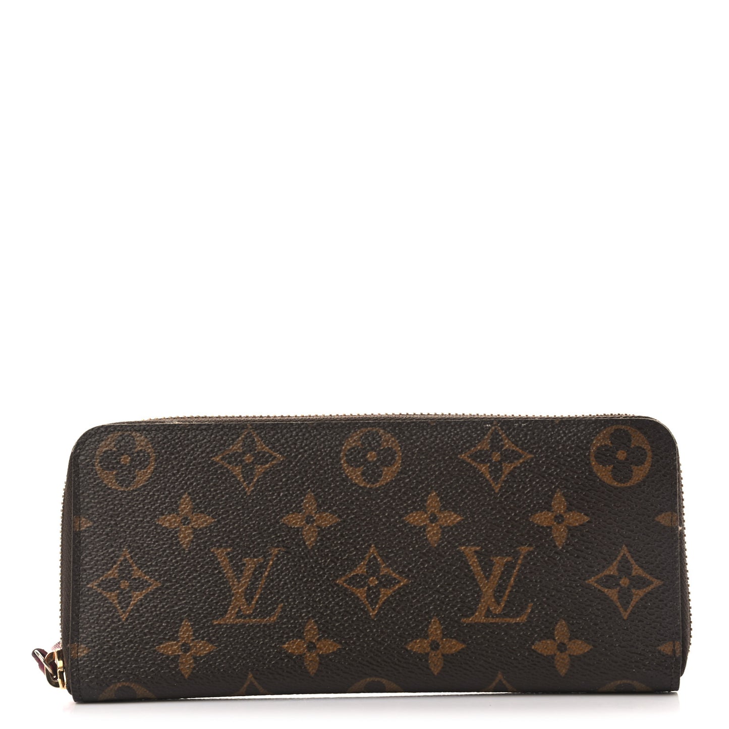 Monogram Clemence Wallet Fuchsia