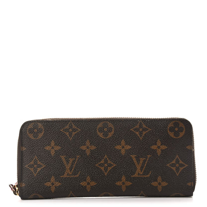 Louis Vuitton Monogram Clemence Wallet Fuchsia 1 of 7