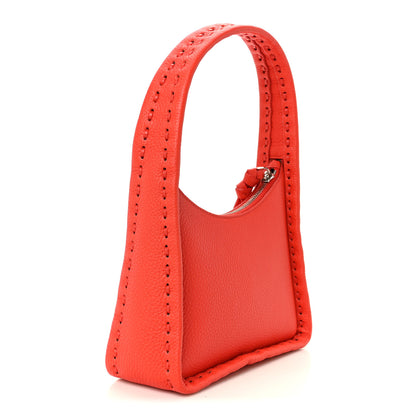 Fendi Cuoio Roma Sellerissima Nappa Sintetica Tape Stitch Mini Fendessence Shoulder Bag Lava 3 of 11