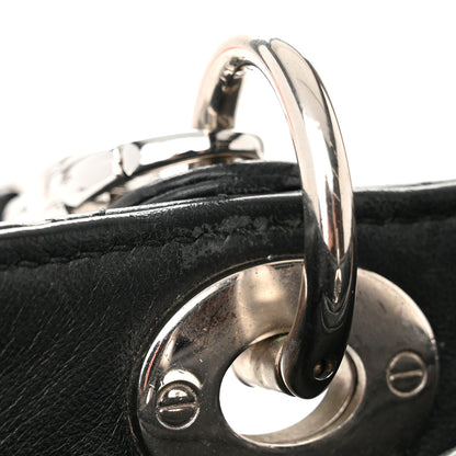 Christian Dior Lambskin Cannage Medium Lady Dior Black 13 of 15