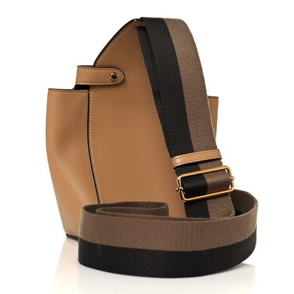 Fendi Vitello Grace Matte Mini Guitar Bag Miele Scuro 3 of 10