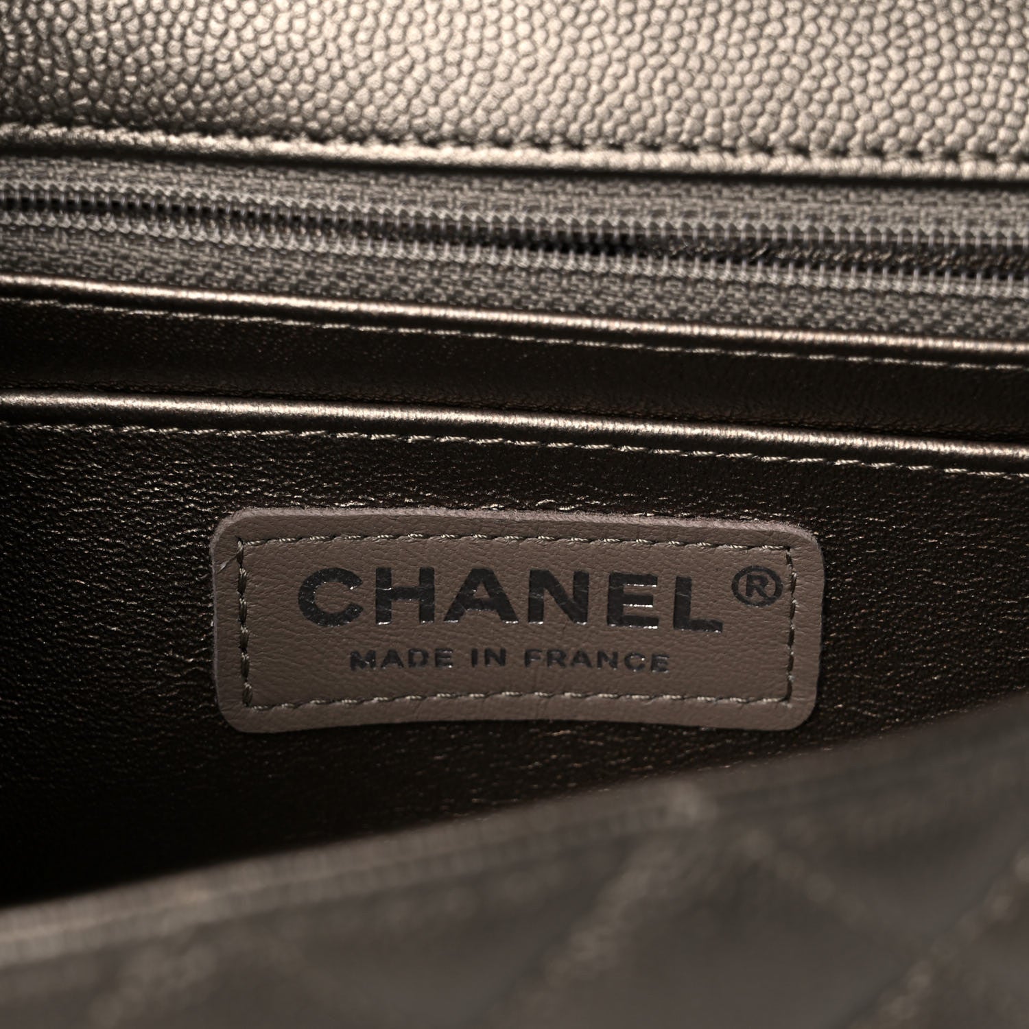 Chanel Iridescent Caviar Quilted Mini Rectangular Flap Bronze 5 of 9