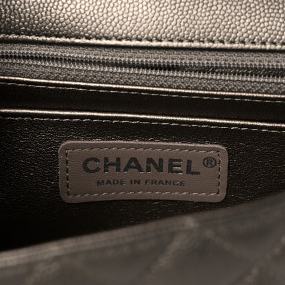 Chanel Iridescent Caviar Quilted Mini Rectangular Flap Bronze 5 of 9