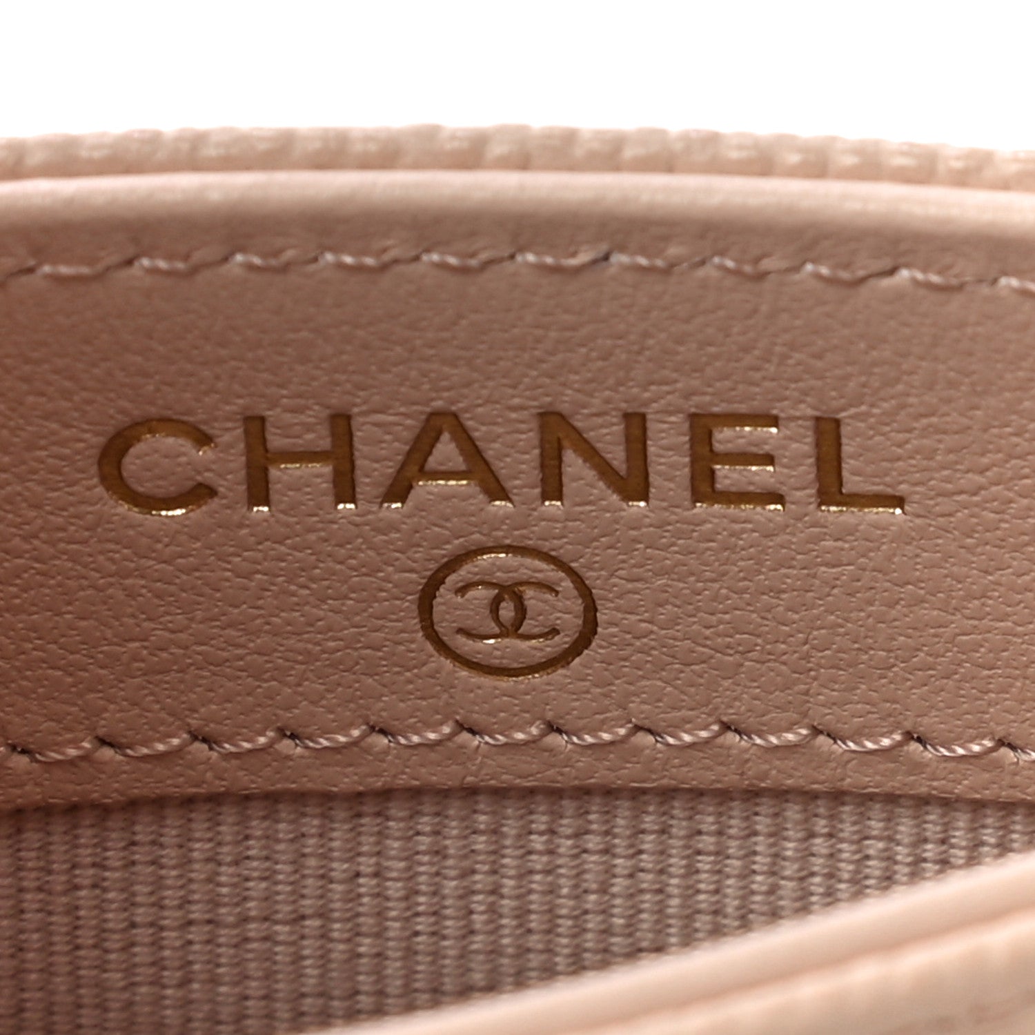 Chanel Caviar Quilted Card Holder Light Beige 6 of 12