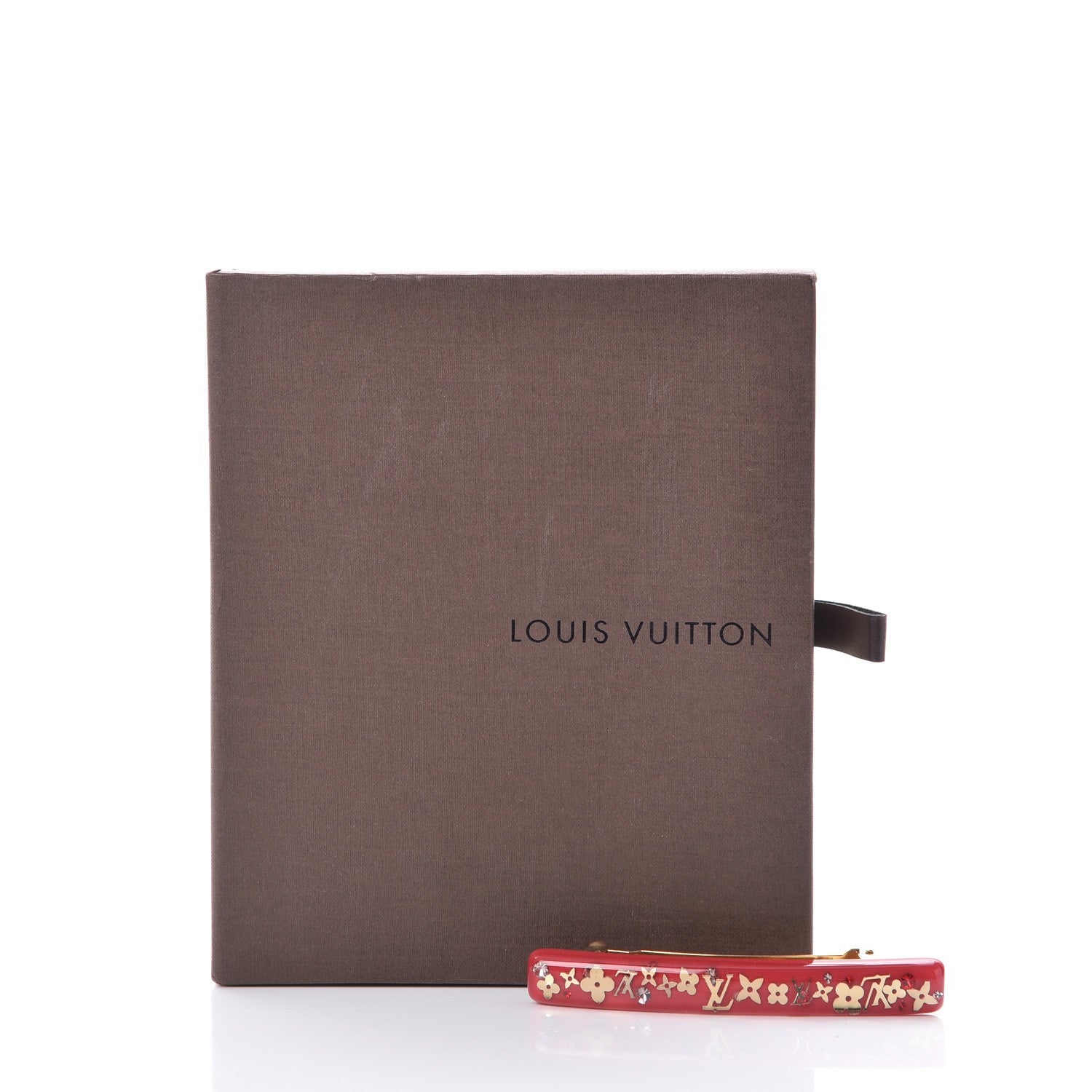 Louis Vuitton Resin Swarovski Crystal Inclusion Barrette PM Pomme d'Amour 5 of 5