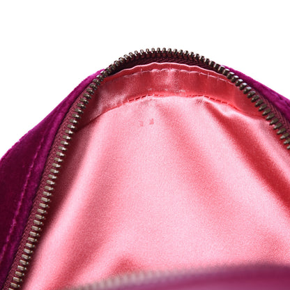 Gucci Velvet Matelasse GG Marmont Dome Backpack Fuchsia Violet Cyclamen 10 of 10