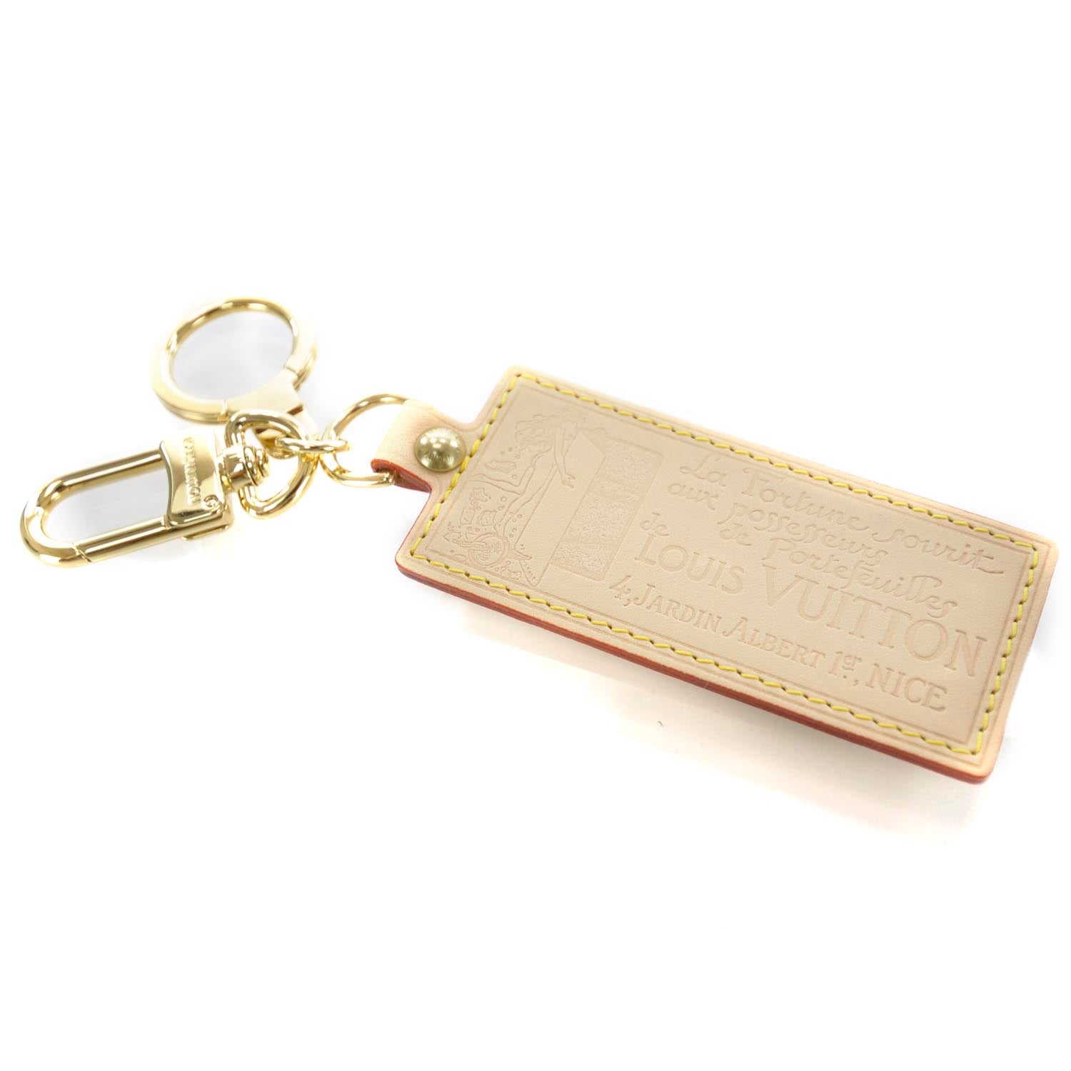 Louis Vuitton Vachetta Porte Clefs Fortune Key Chain 1 of 6