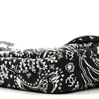 Chanel Cotton Quilted Paris Dallas Medium Bandana Flap Blue 8 of 11