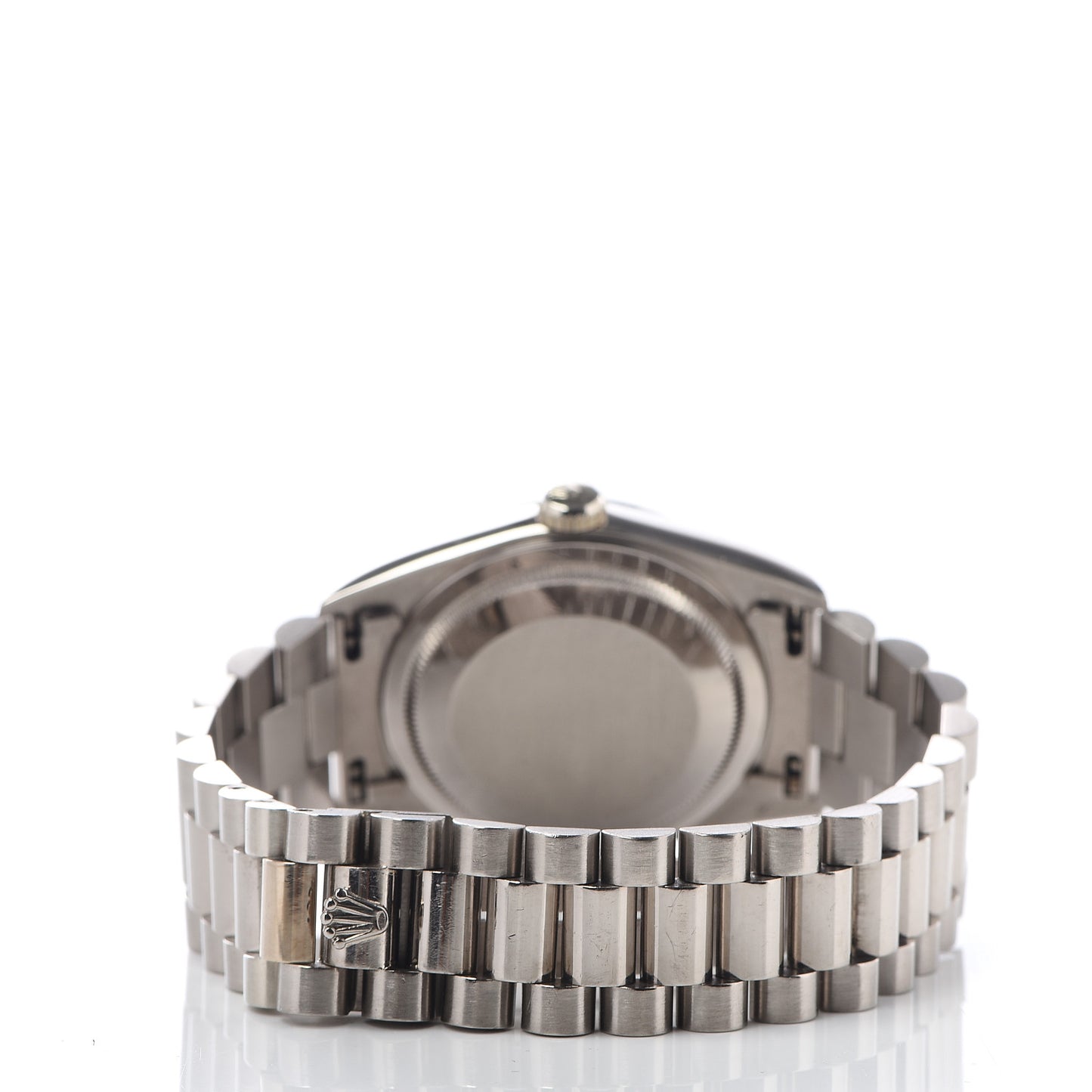 18K White Gold Diamond 36mm Oyster Perpetual Day-Date President Watch Bright Blue 18239