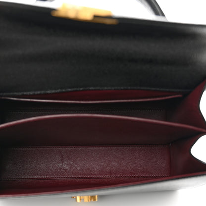Saint Laurent Grain de Poudre Medium Classic Monogram Cassandra Top Handle Black Rouge Legion 5 of 10