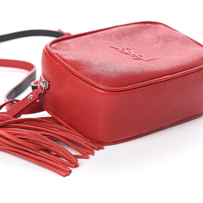 Saint Laurent Lambskin Monogram Lou Belt Bag Rouge Eros 6 of 7