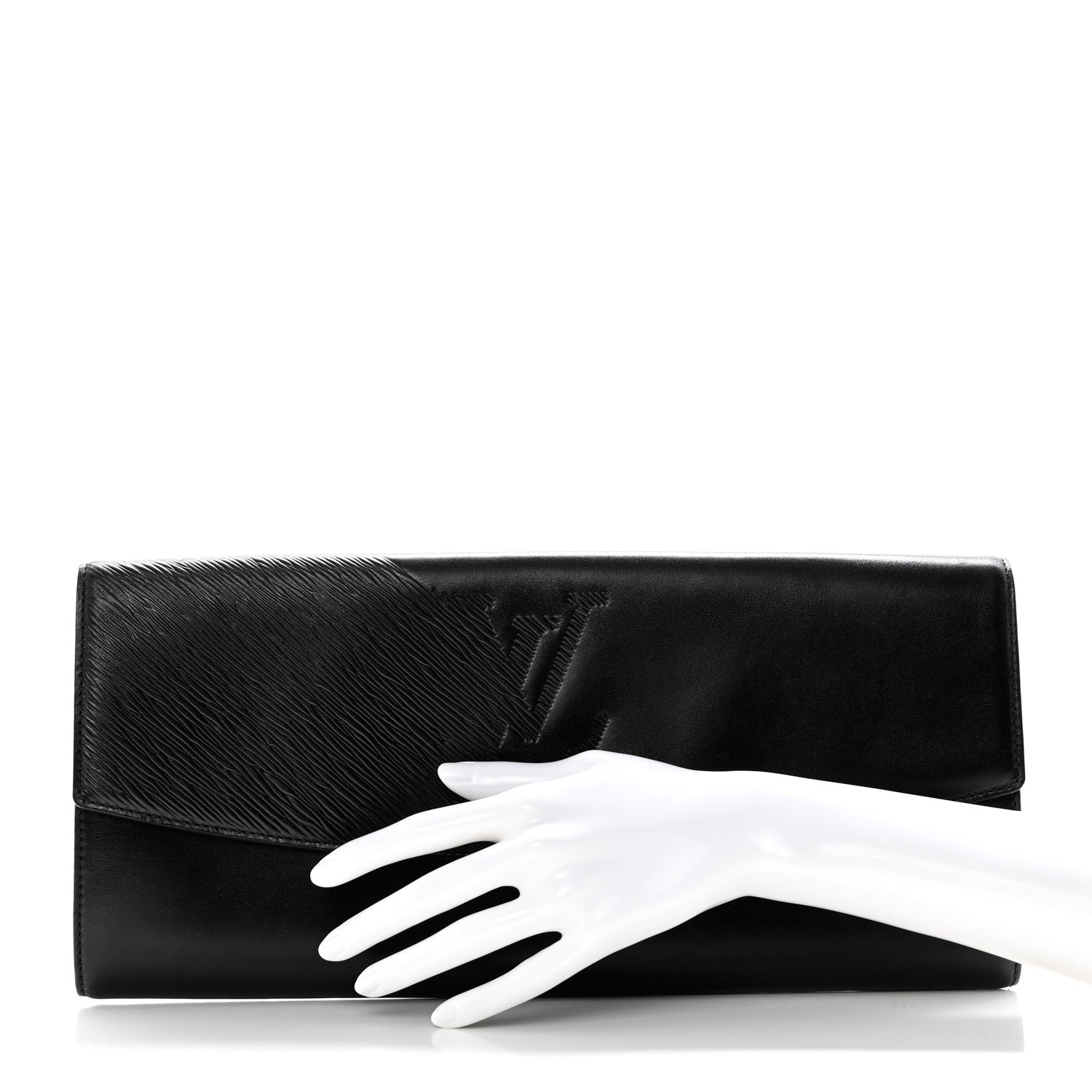Louis Vuitton Epi Opera Pochette Egee Clutch Black 2 of 9