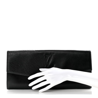 Louis Vuitton Epi Opera Pochette Egee Clutch Black 2 of 9