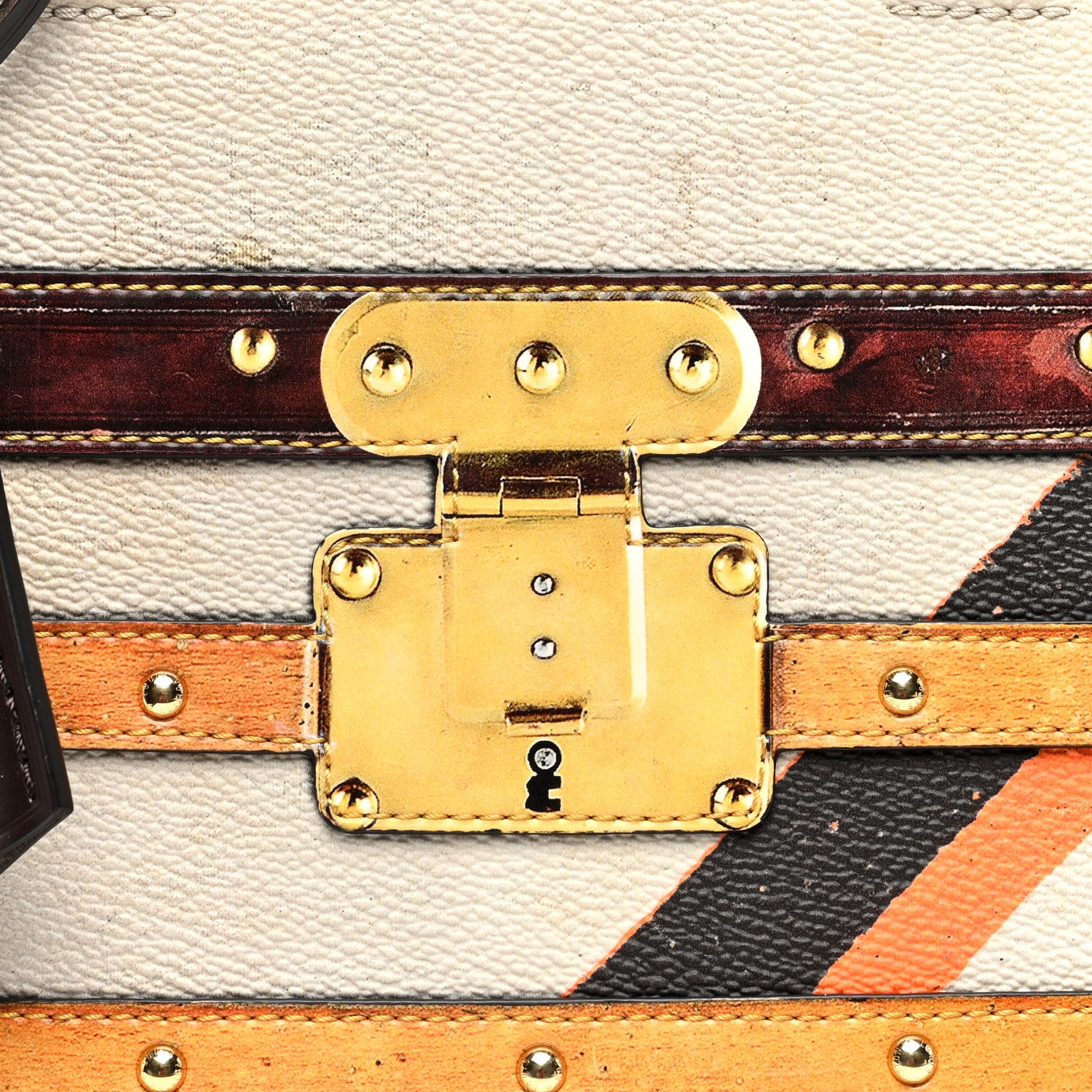 Louis Vuitton Transformed Canvas Time Trunk Alma BB Beige 7 of 10
