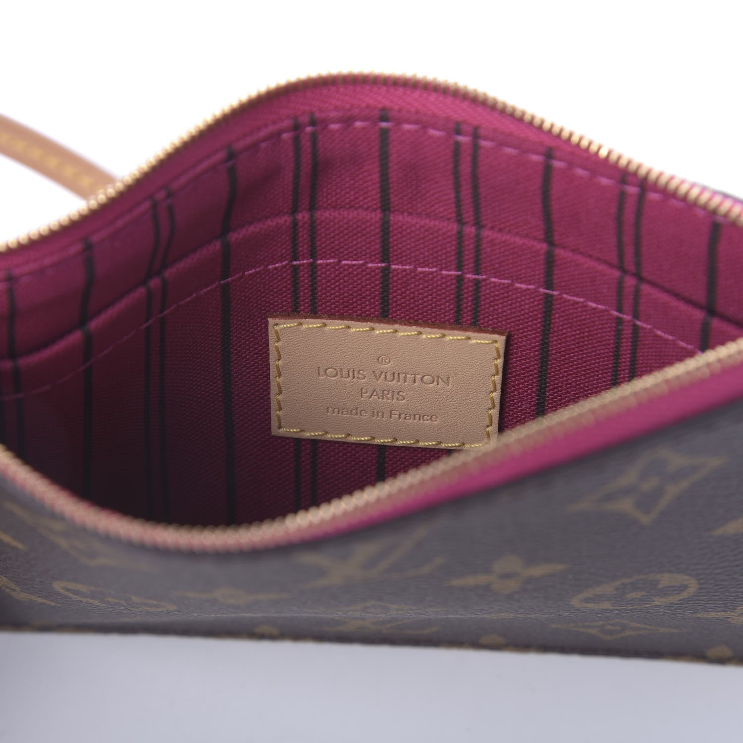 Louis Vuitton Monogram Neverfull PM Pochette Pivoine 8 of 9