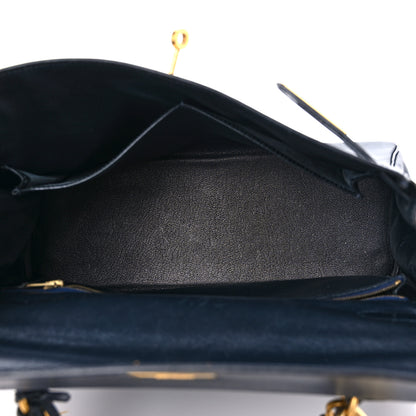 Hermes Box Kelly Retourne 32 Indigo Indigo 5 of 22