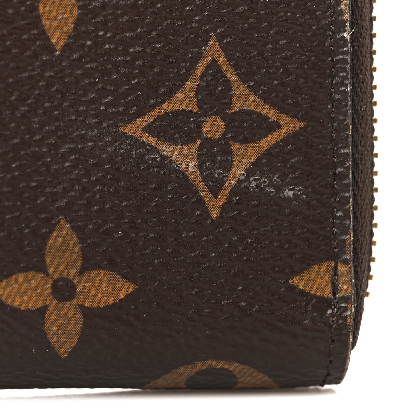 Monogram Clemence Wallet Rose Ballerine