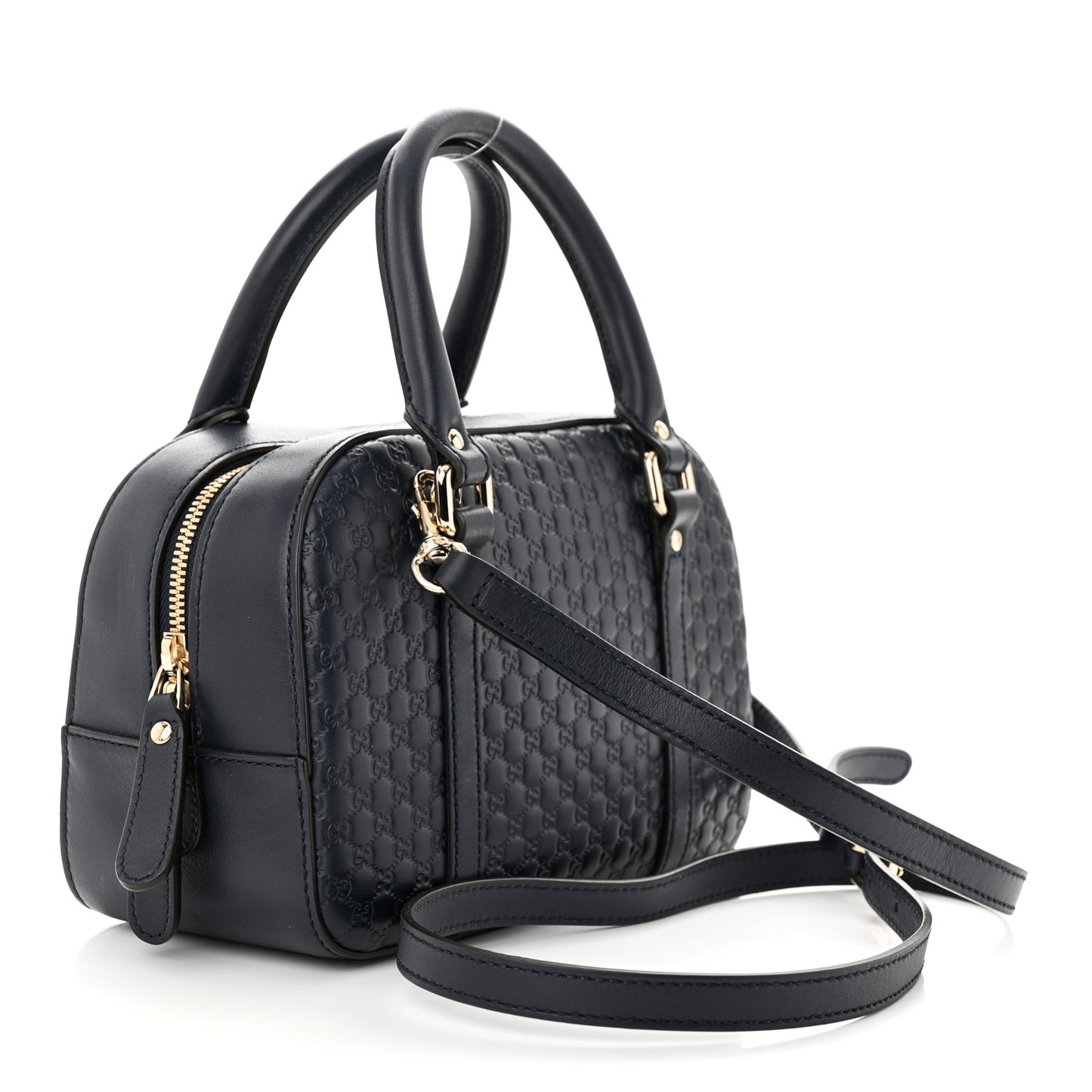 Soft Microguccissima Small Crossbody Bag Blue