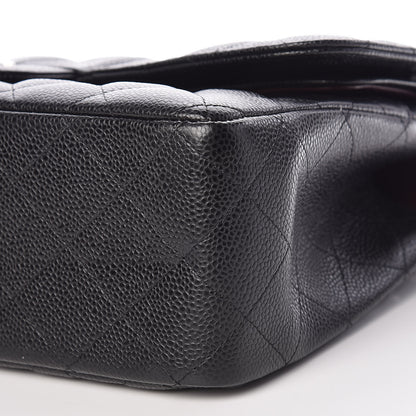 Chanel Caviar Quilted Jumbo Double Flap Black 9 of 9