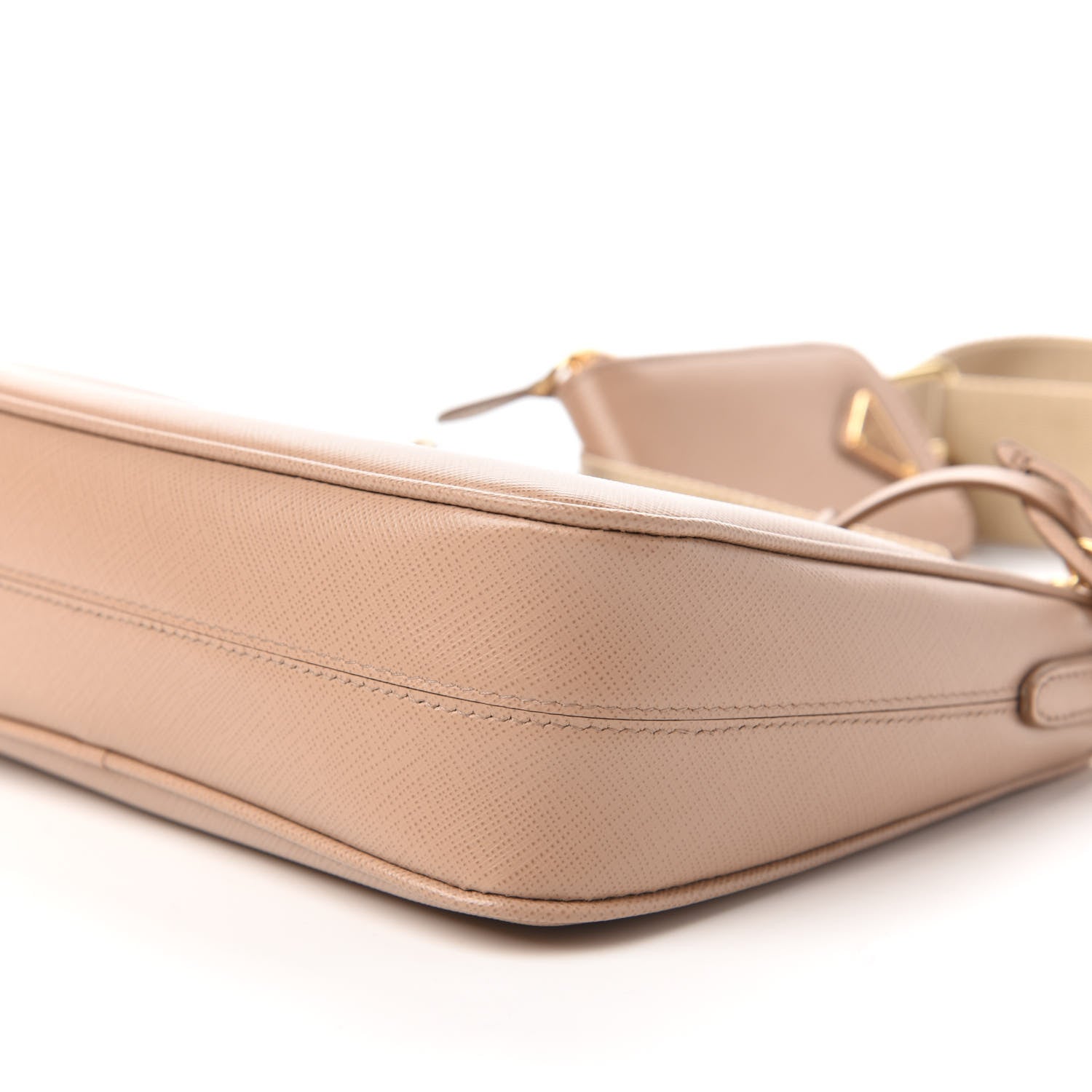 Prada Saffiano Re-Edition 2005 Shoulder Bag Cammeo Beige 7 of 10
