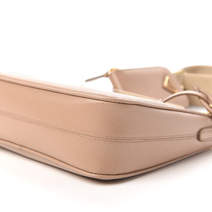 Prada Saffiano Re-Edition 2005 Shoulder Bag Cammeo Beige 7 of 10