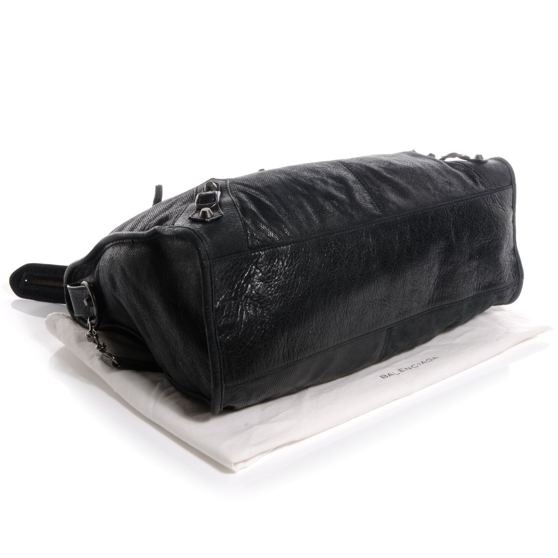 Balenciaga Agneau Perforated City Black 4 of 9