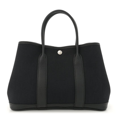 Hermes Toile Negonda Garden Party 30 TPM Black 1 of 11