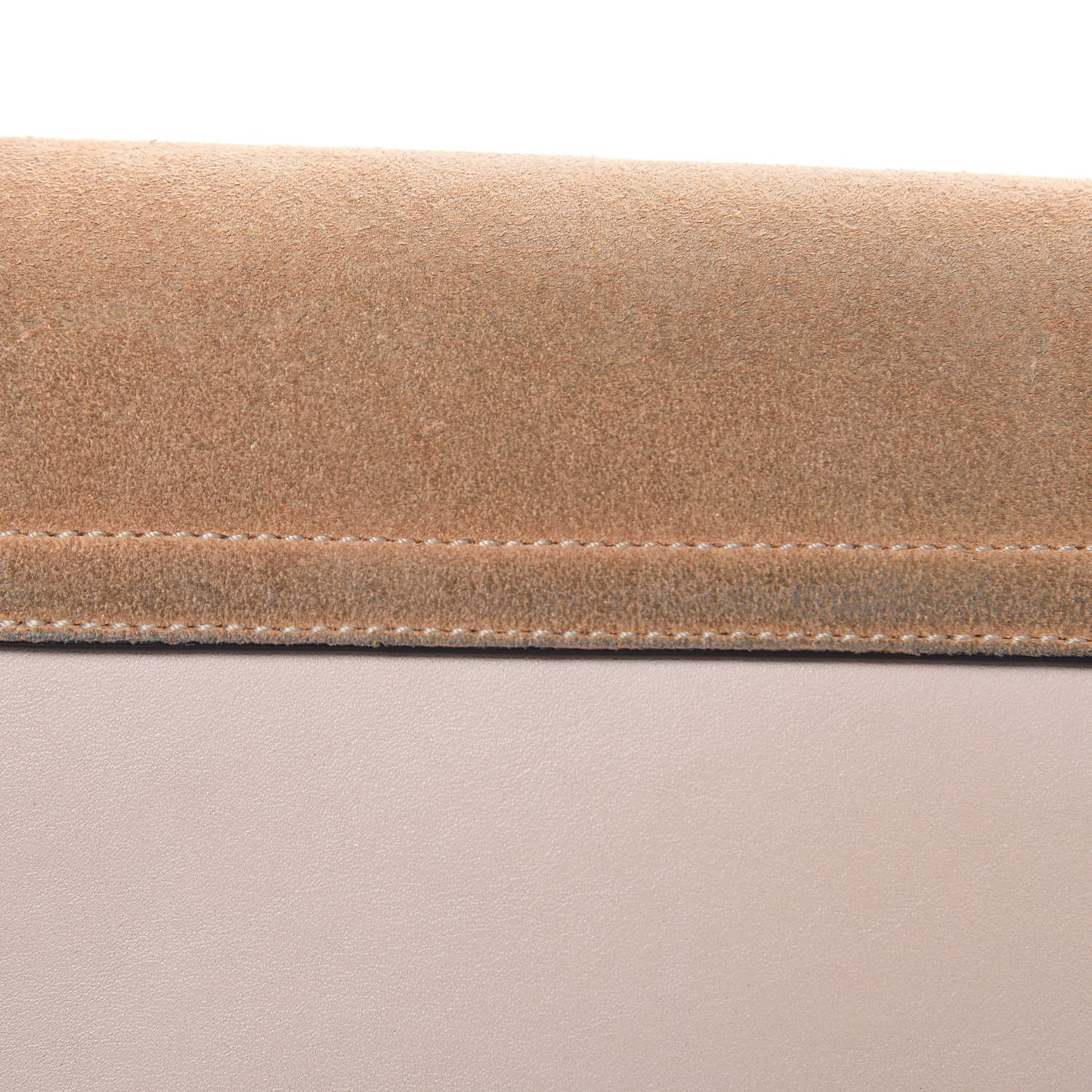 Suede Calfskin Small Faye Shoulder Bag Cement Pink