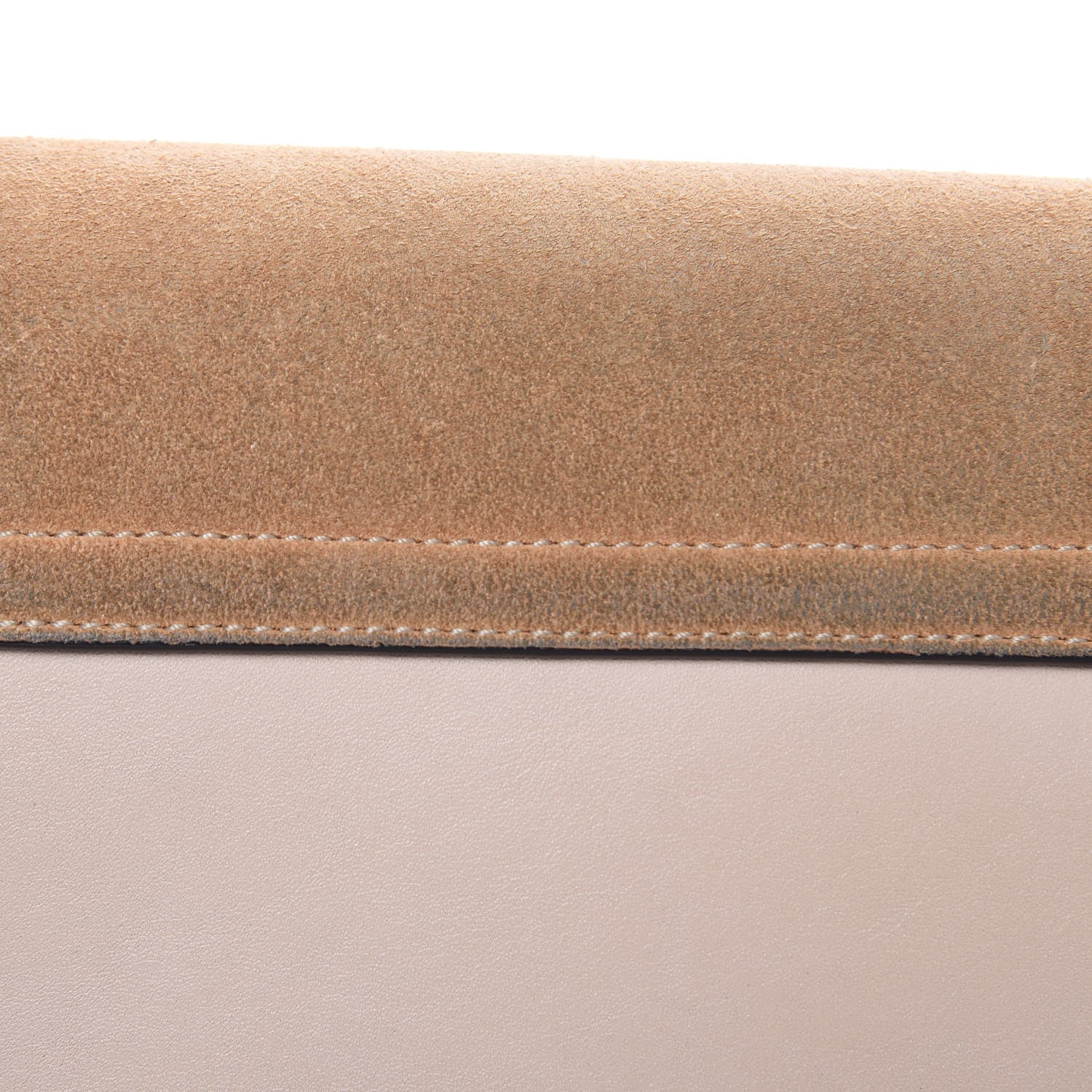 Chloe Suede Calfskin Small Faye Shoulder Bag Cement Pink 12 of 16
