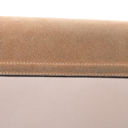 Chloe Suede Calfskin Small Faye Shoulder Bag Cement Pink 12 of 16