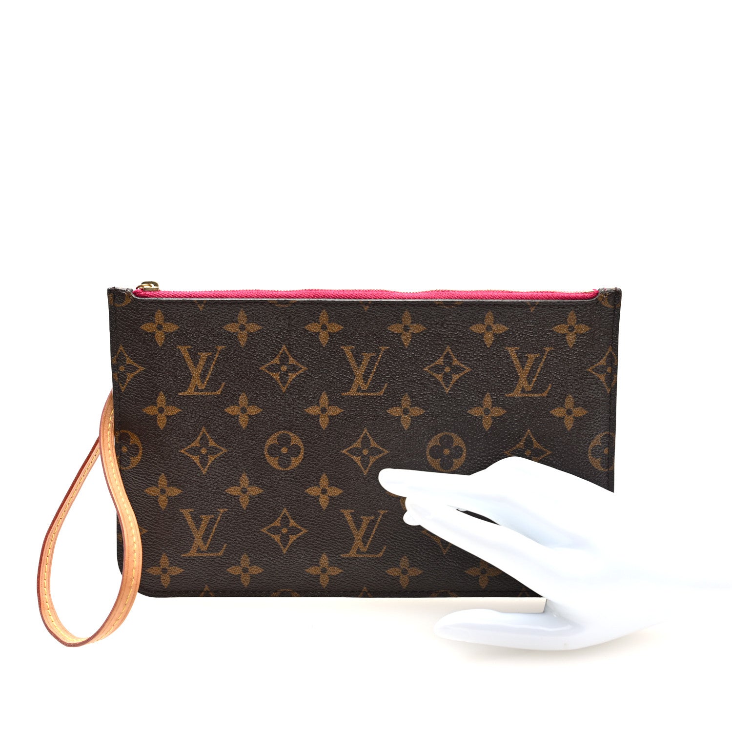 Louis Vuitton Monogram Neverfull MM GM Pochette Pivoine 2 of 6