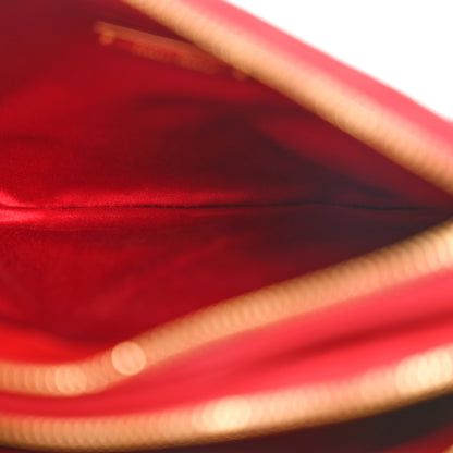 Miu Miu Nappa Matelasse Double Zip Crossbody Red 5 of 9
