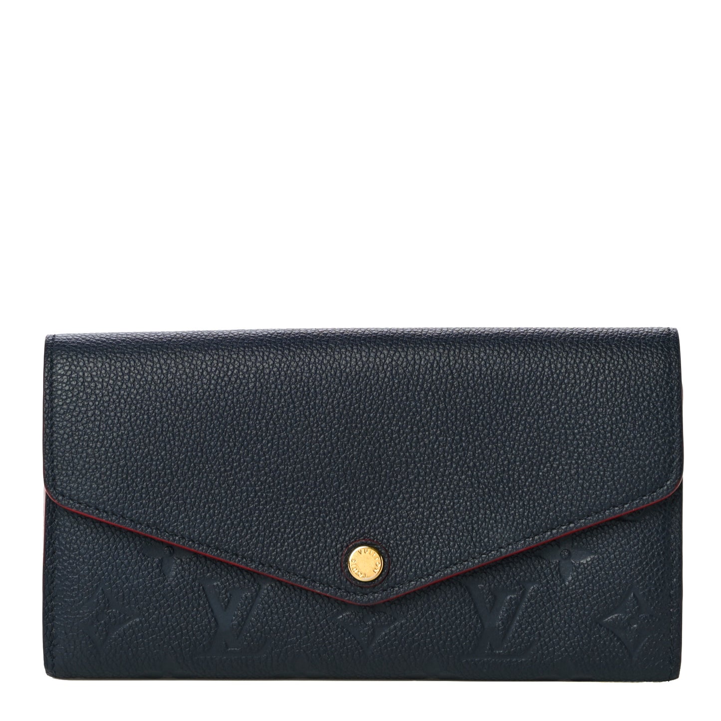 Empreinte Sarah Wallet NM Marine Rouge