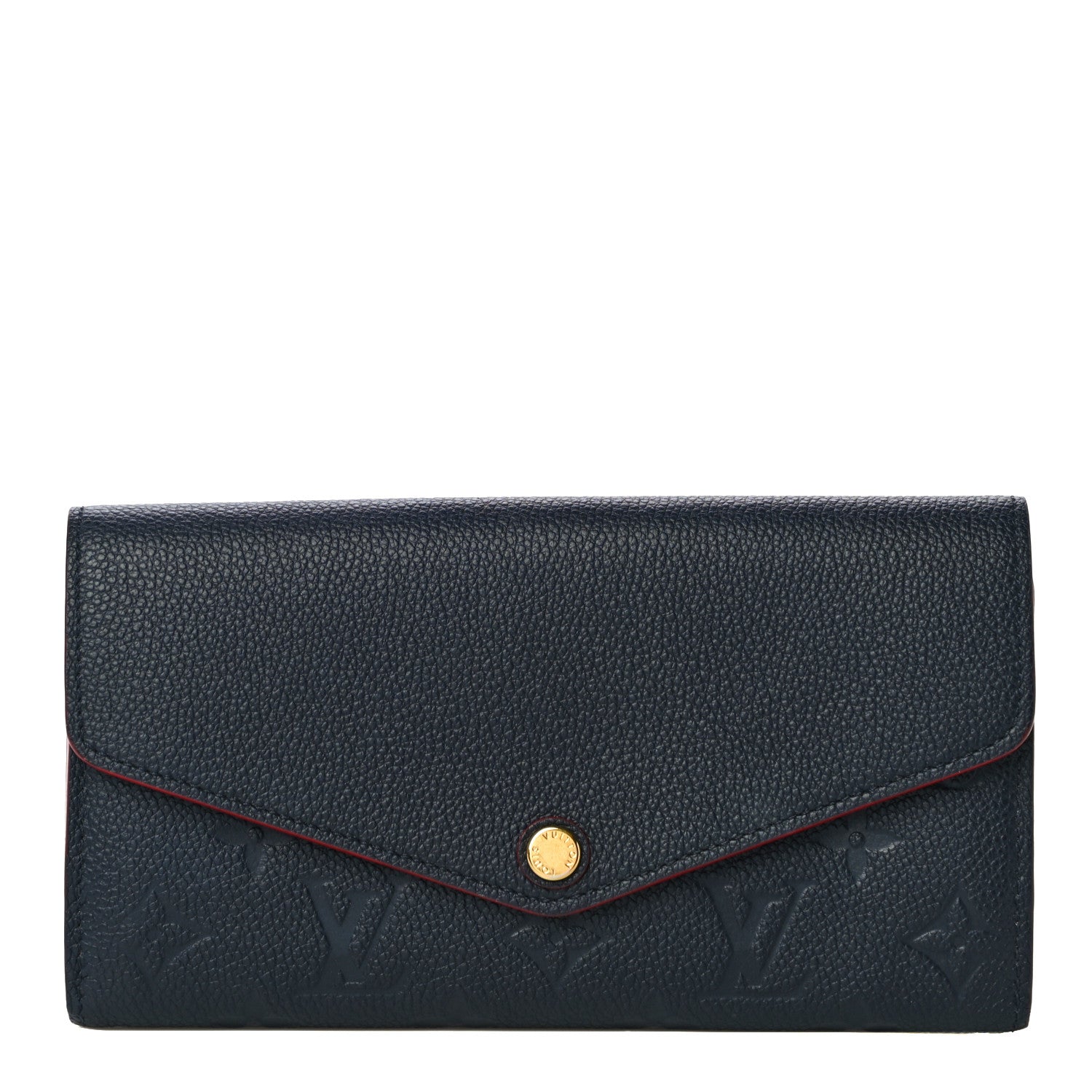 Louis Vuitton Empreinte Sarah Wallet NM Marine Rouge 1 of 11