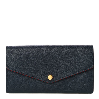 Louis Vuitton Empreinte Sarah Wallet NM Marine Rouge 1 of 11