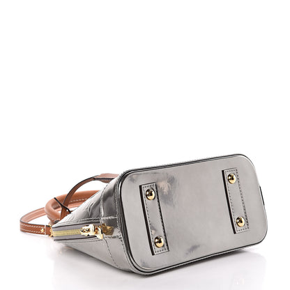 Louis Vuitton Vernis Alma BB Gris Metal 4 of 10